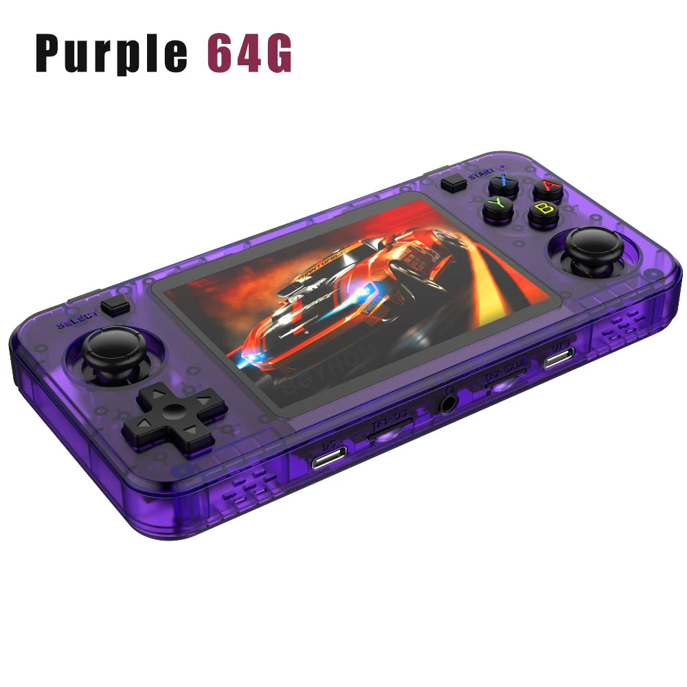 R36H Retro Handheld Console Open-Source Linux System Classic Game Consoles 3.5 inch IPS Screen