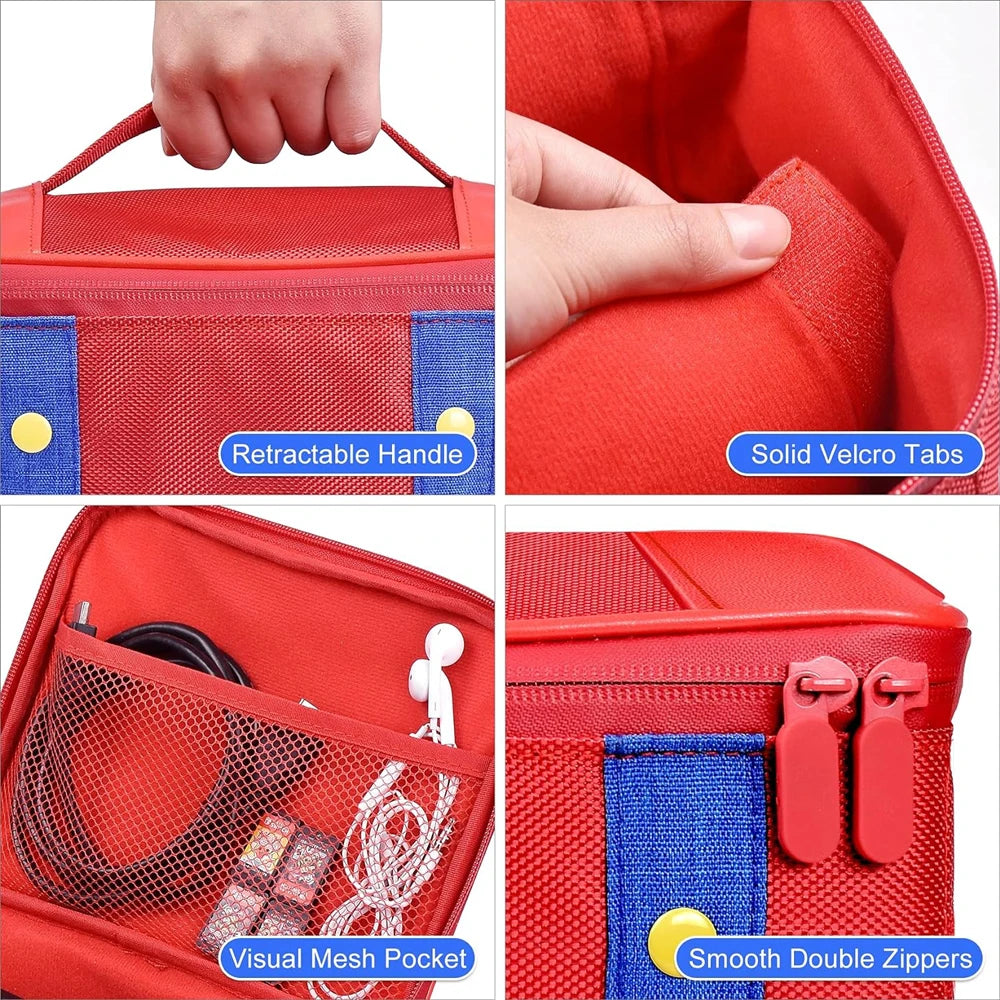 Large Carrying Protective Case for Nintendo Switch, Switch OLED, LITE.