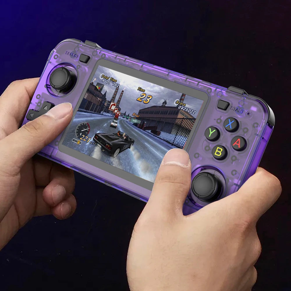 R36H Retro Handheld Console Open-Source Linux System Classic Game Consoles 3.5 inch IPS Screen