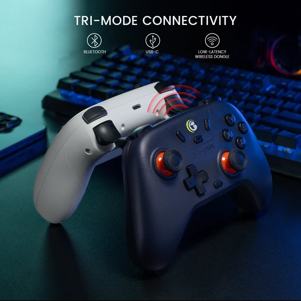 Controller Nova Lite Wireless Gamepad with Bluetooth, Dongle, Wired.
