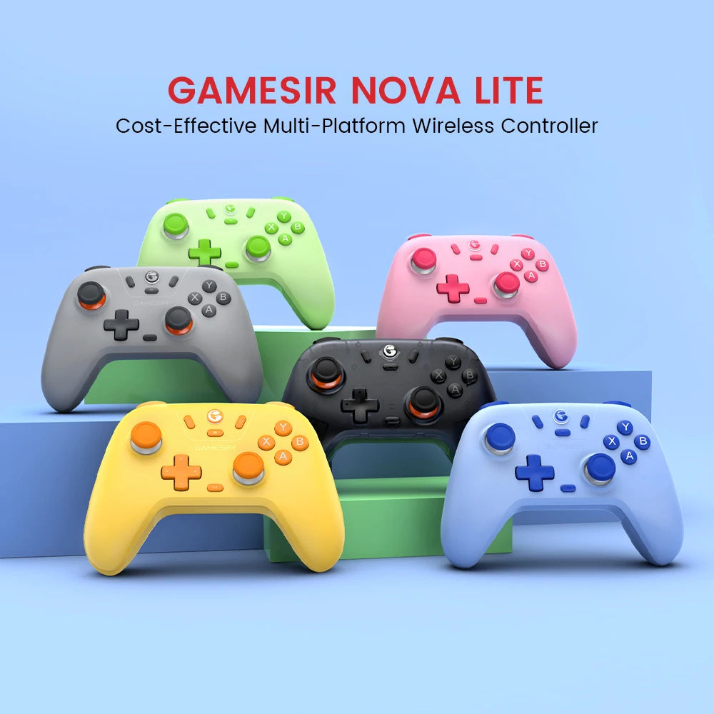 Controller Nova Lite Wireless Gamepad with Bluetooth, Dongle, Wired.
