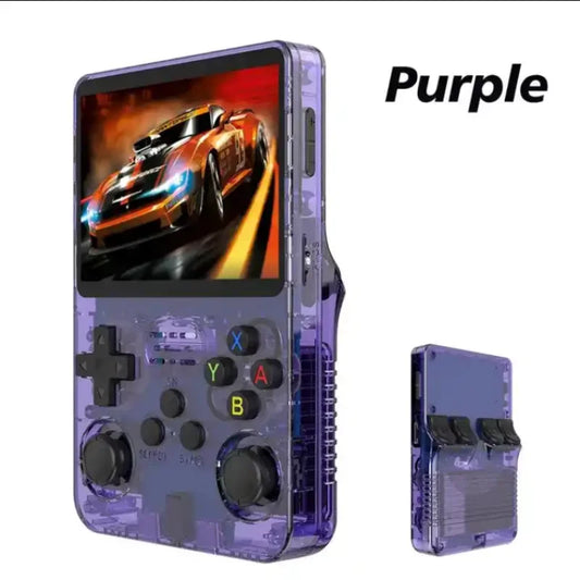 R36S Retro Handheld Video Game Console 3.5Inch IPS Screen.