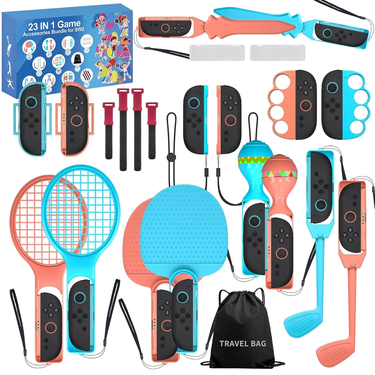 Sports Accessories Bundle for Nintendo Switch 2.