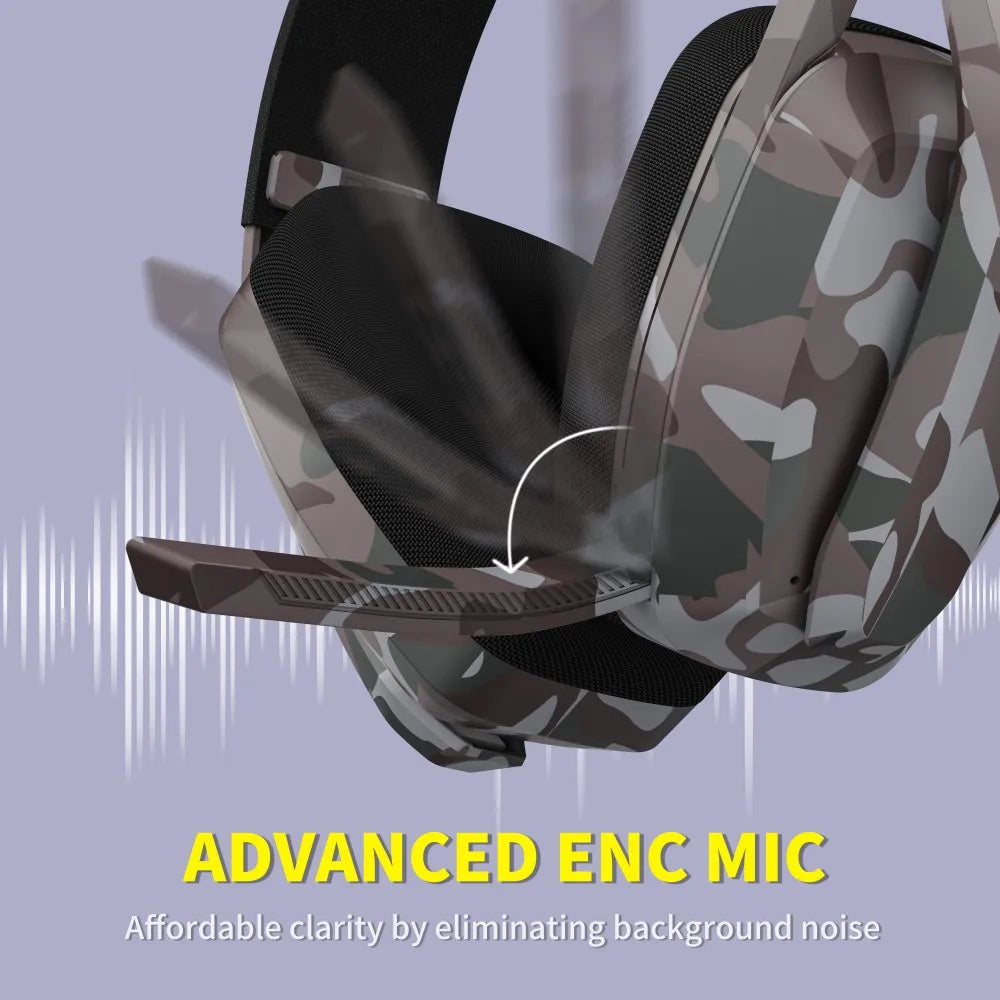 BW06 2.4GHz Wireless Gaming Headset with Microphone for PS5, PS4.