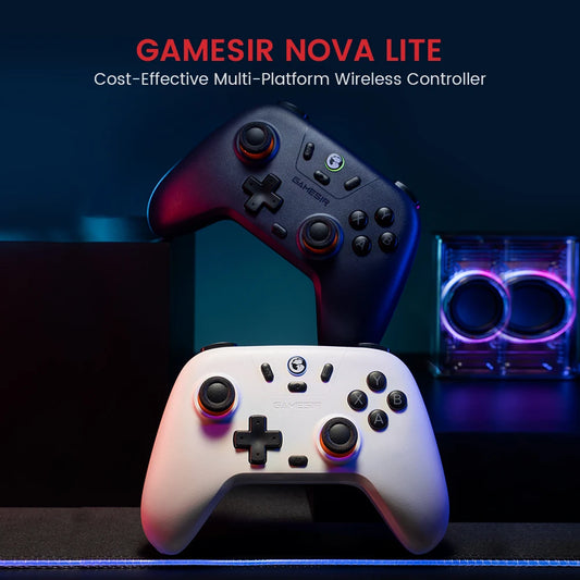 Controller Nova Lite Wireless Gamepad with Bluetooth, Dongle, Wired.