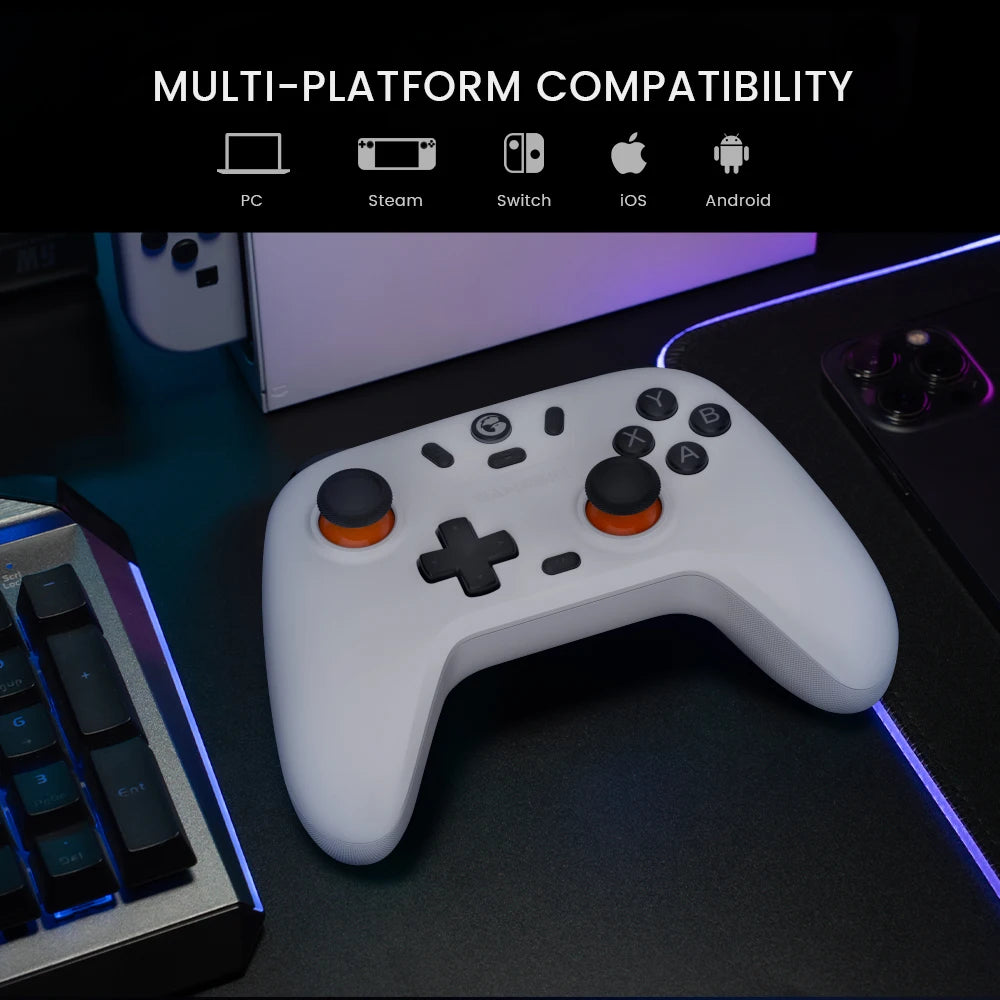 Controller Nova Lite Wireless Gamepad with Bluetooth, Dongle, Wired.