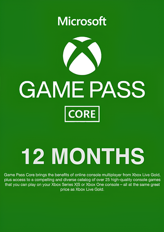 Xbox Game Pass Core - 12 Month Membership (EU & UK)