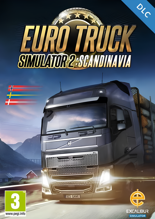 Euro Truck Simulator 2 - Scandinavia (DLC) (STEAM) (UK & EU)