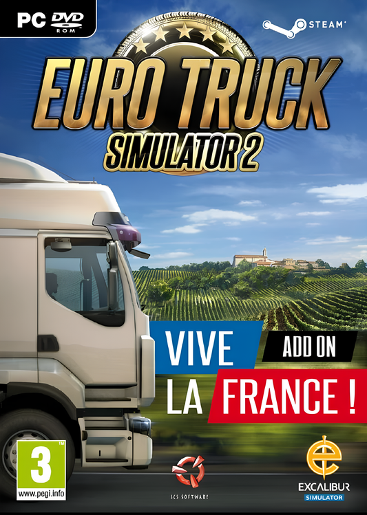 Euro Truck Simulator 2  - Vive la France (DLC) (STEAM) (UK & EU)