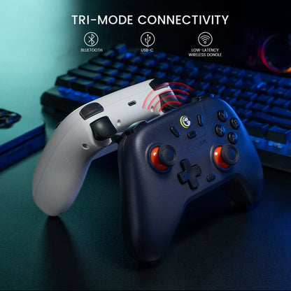 Controller Nova Lite Wireless Gamepad with Bluetooth, Dongle, Wired.