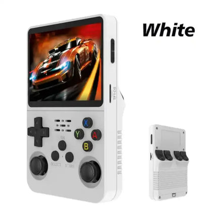 R36S Retro Handheld Video Game Console 3.5Inch IPS Screen.