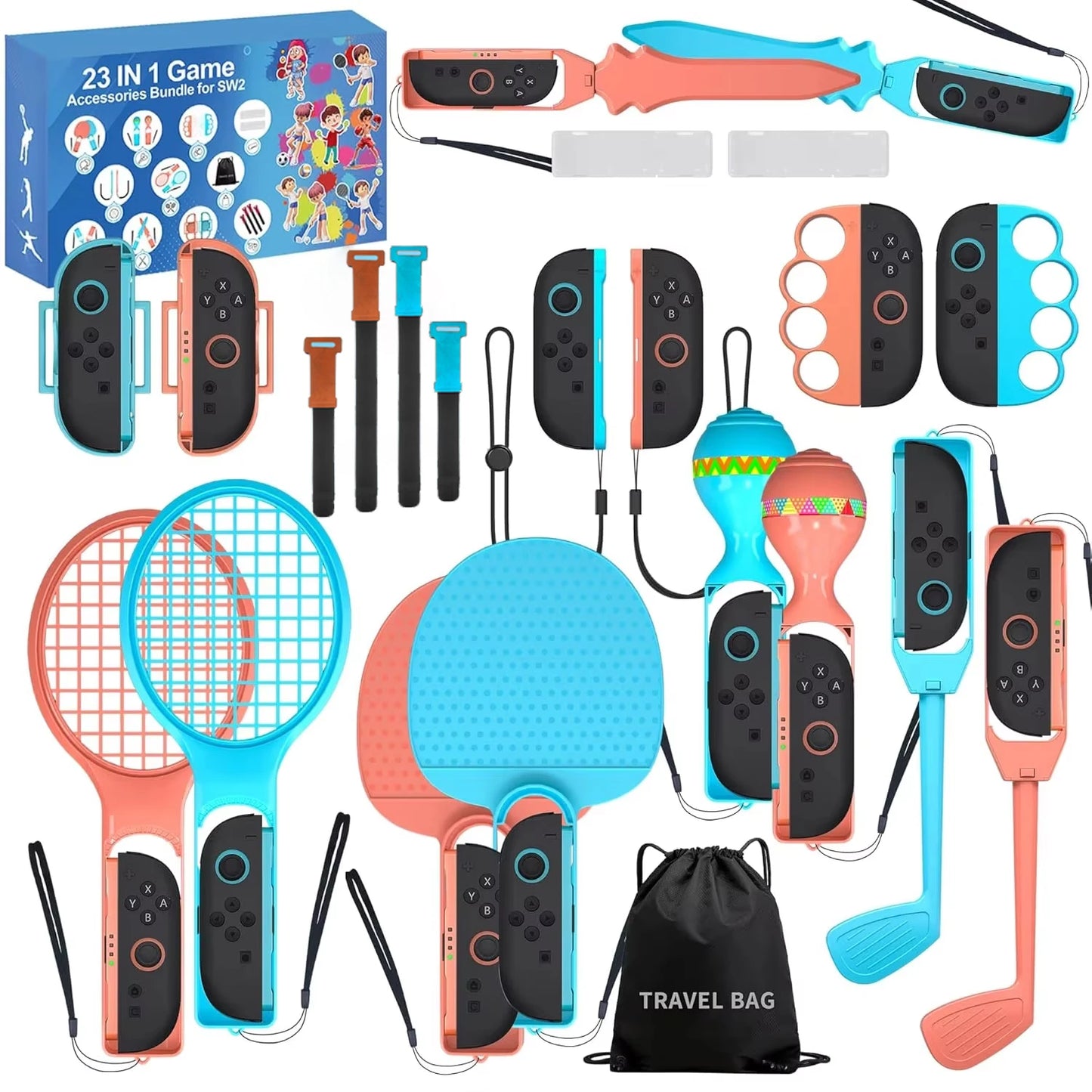 Sports Accessories Bundle for Nintendo Switch 2.