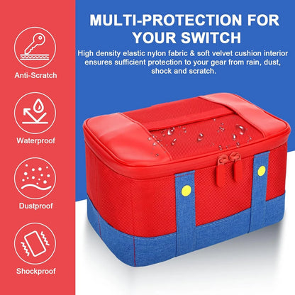 Large Carrying Protective Case for Nintendo Switch, Switch OLED, LITE.