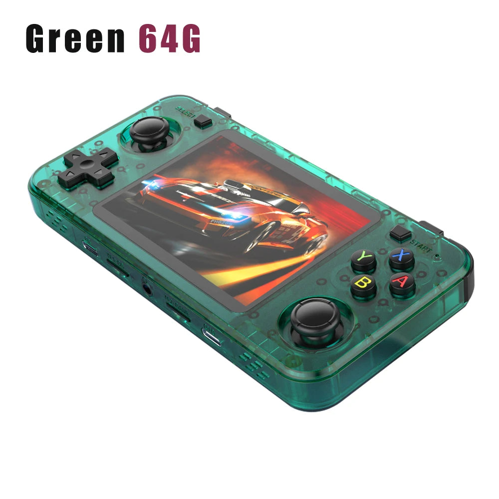 R36H Retro Handheld Console Open-Source Linux System Classic Game Consoles 3.5 inch IPS Screen