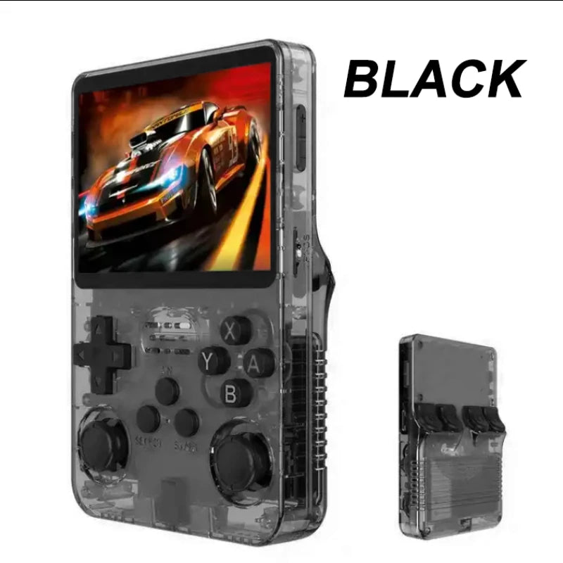 R36S Retro Handheld Video Game Console 3.5Inch IPS Screen.