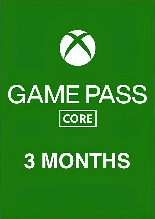 Xbox Game Pass Core - 3 Month Membership (EU & UK)