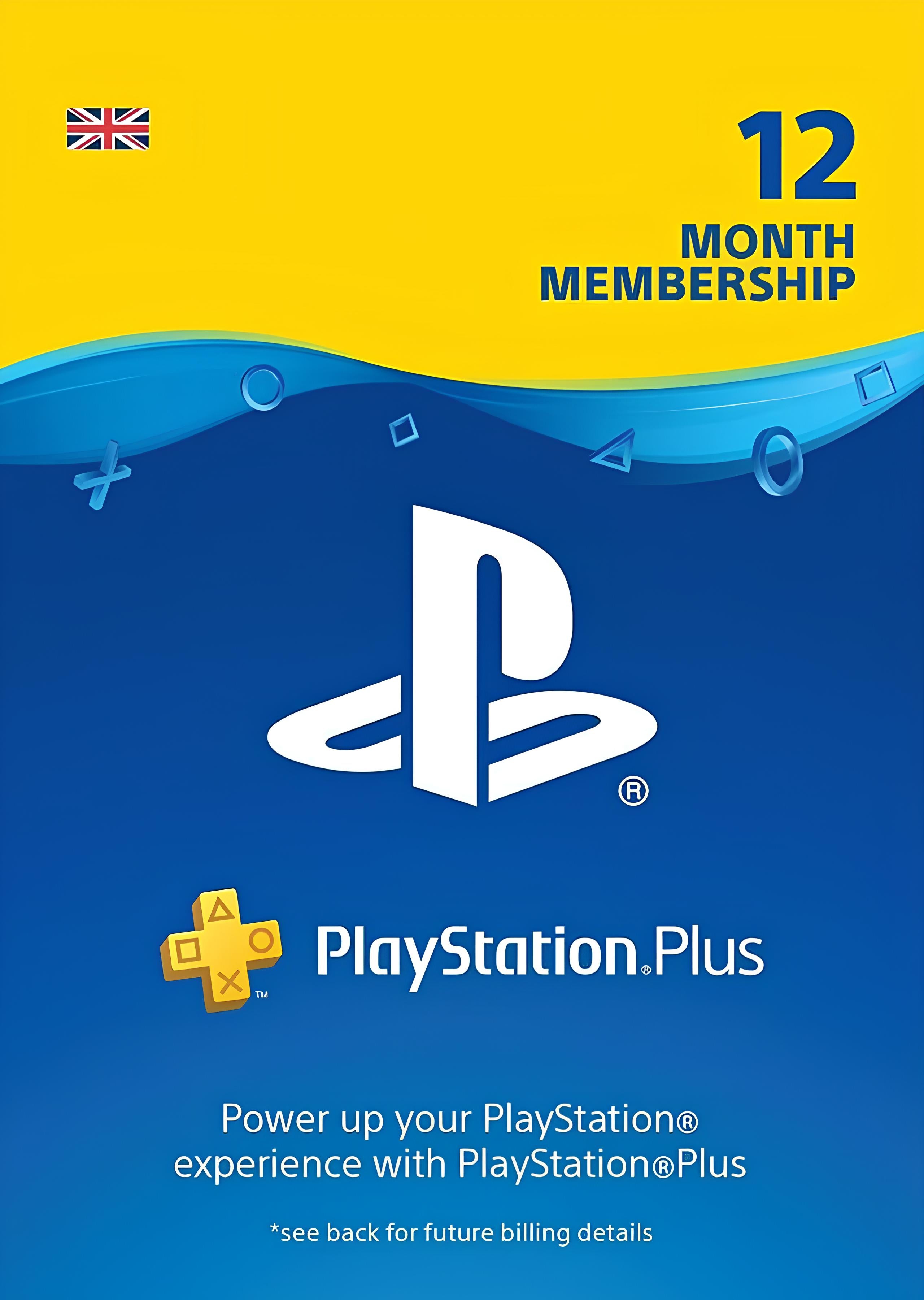 PlayStation Plus (PS+) - 12 Month Subscription (EU & UK)